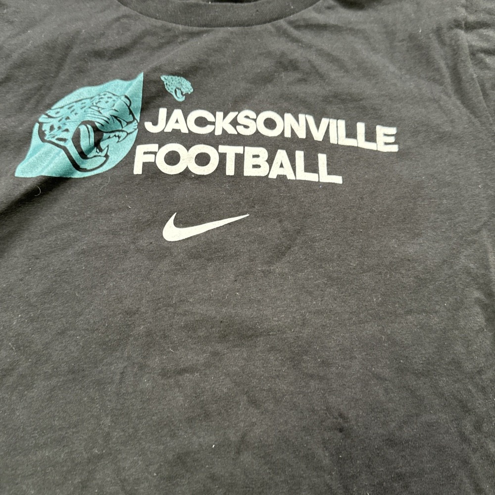 Jacksonville Jaguars Nike Tee Shirt Youth Large 14/16 Black Duuuval Football NEW - Picture 4 of 11